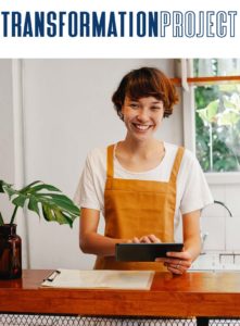 Transformation Project - small business owner smiling